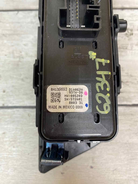 18 21 CHEVROLET EQUINOX MASTER DRIVER DOOR SWITCH FRONT ASSY OEM 84139693