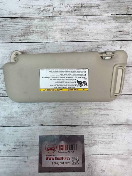 2020 2021 TOYOTA COROLLA SUN VISOR RIGHT PASSENGER SIDE GRAY ASSY 7431002M50C0