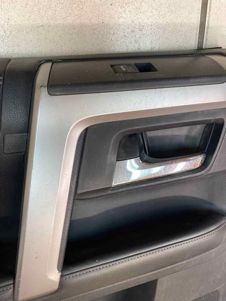 Moldura de panel de puerta para Toyota 4runner (15 a 20), parte trasera izquierda, color negro, OEM 6764035B50C0