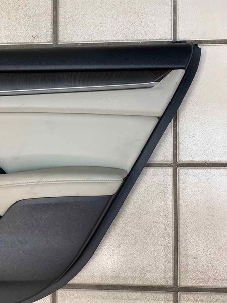 2018 HONDA ACCORD REAR RIGHT INNER DOOR TRIM PANEL OEM GRAY 83700TVAA12ZB