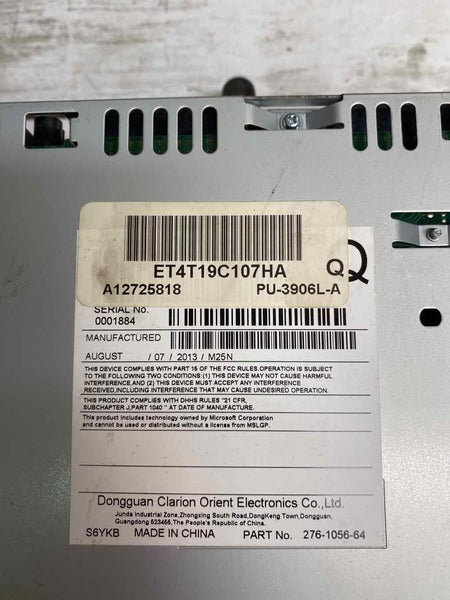 2013 2015 FORD EDGE CONJUNTO DE RECEPTOR DE RÁDIO OEM ET4T19C107HA