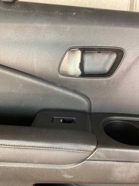 Moldura de panel de puerta para Honda Pilot 16 21, parasol trasero izquierdo de cuero negro 83751TG7A11ZB