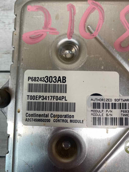 18 DODGE RAM 1500 PICKUP 5.7L 8SP ENGINE COMPUTER MODULE ECU ECM OEM 68243303AB