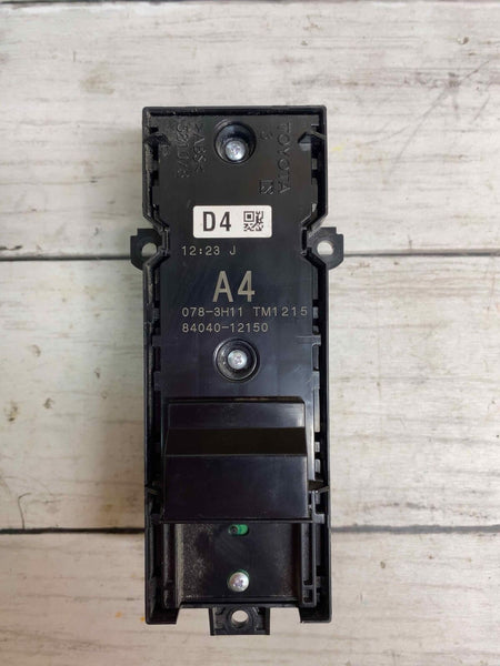 20 22 TOYOTA COROLLA SEDAN FRONT DRIVER MASTER DOOR SWITCH ASSY OEM 8404012150