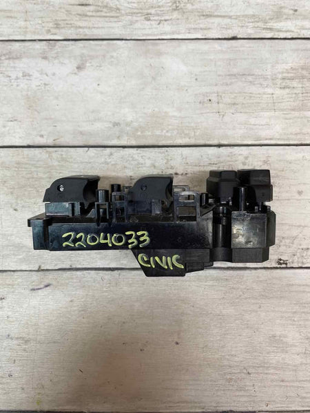 16-21 HONDA CIVIC CONJUNTO DE INTERRUPTOR MAESTRO DE PUERTA DEL CONDUCTOR DELANTERO OEM 35750TBAA31