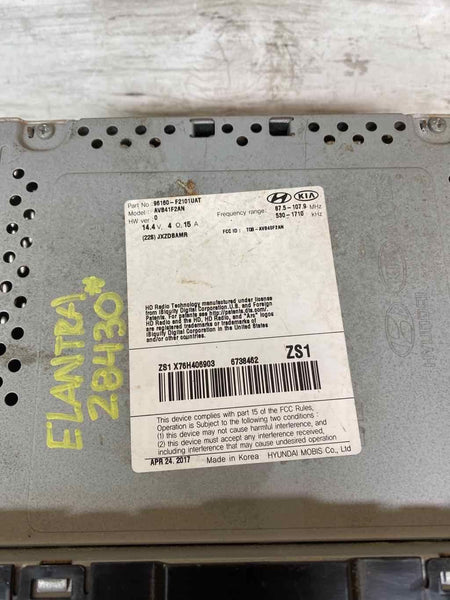 Receptor de radio am fm para Hyundai Elantra 2018 OEM 96160F2101UAT para piezas