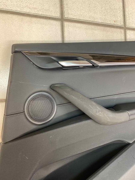 BMW X1 door panel trim 16 21 inner rear right side black assy OEM 51427438122