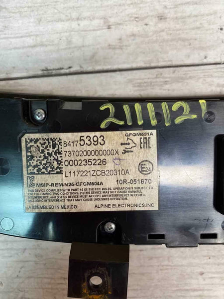 Chevrolet Equinox climate control 2018 panel hvac ac heater OEM 84175393