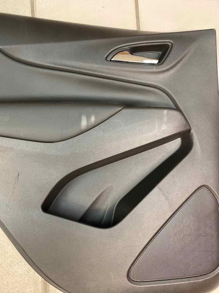 Moldura de panel de puerta trasera izquierda negra para Chevy Equinox (2018 a 2022) OEM 84441382