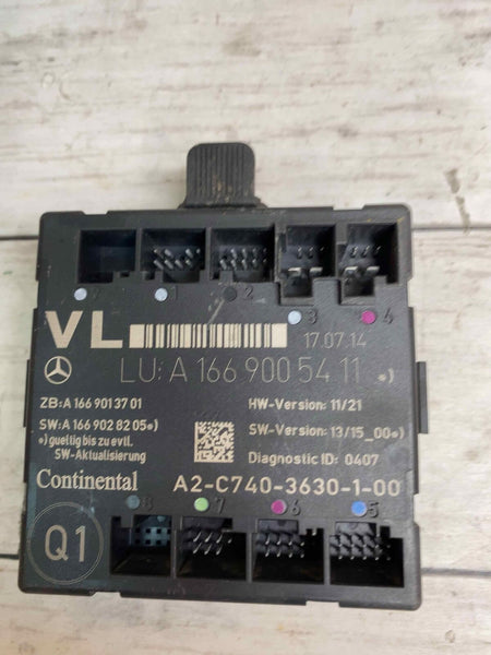 14 15 MERCEDES CLA250 FRONT LEFT DOOR CONTROL MODULE OEM 1669005411