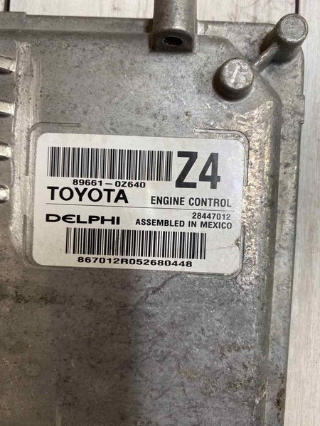 2016 TOYOTA COROLLA MÓDULO DE COMPUTADOR DO MOTOR ECM ECU ASSY OEM 896610Z640