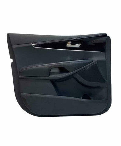 Panel de moldura de puerta delantera del lado del conductor de Kia Sorento 2016-2018, color negro, 82301C6060C6A