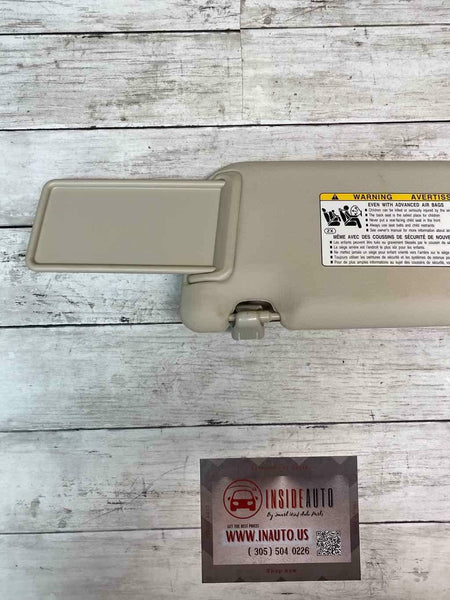 2020 2021 TOYOTA COROLLA SUN VISOR RIGHT PASSENGER SIDE GRAY ASSY 7431002M50C0
