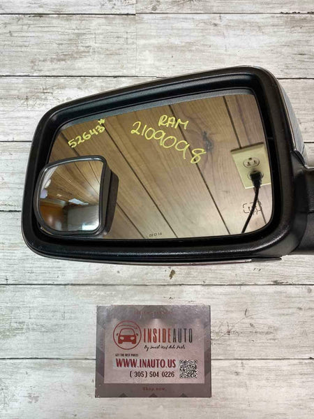 2013 2020 DODGE RAM DOOR MIRROR DRIVER SIDE HAS A CHROME COVER REMOVABLE 68147863AR