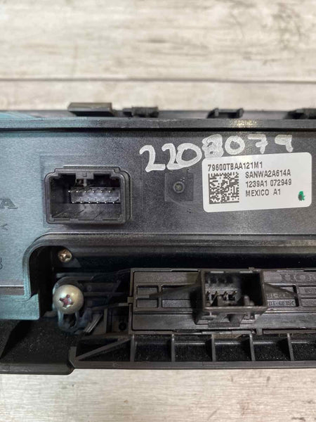 19 HONDA CIVIC EUA AMÉRICA DO NORTE LX HVAC AC AQUECEDOR PAINEL DE CONTROLE OEM 79600TBAA12