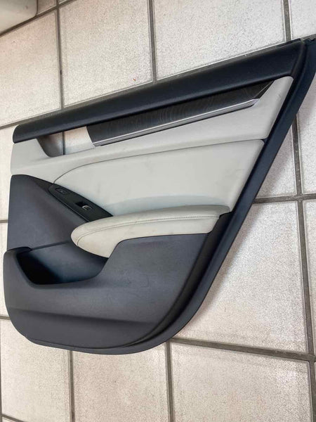 2018 HONDA ACCORD REAR RIGHT INNER DOOR TRIM PANEL OEM GRAY 83700TVAA12ZB