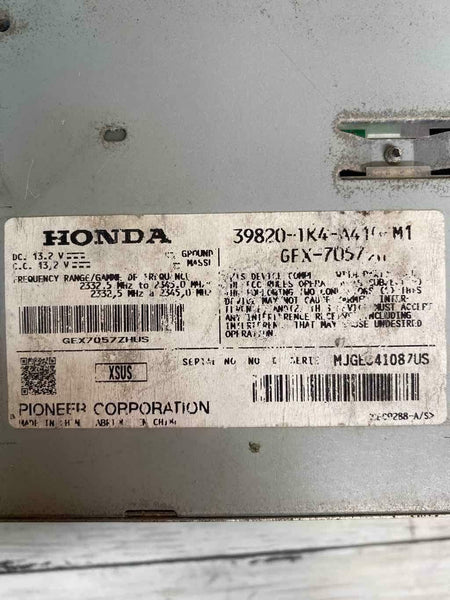 Acura TL radio am fm 2014 telematics radio control module OEM 39820TK4A41