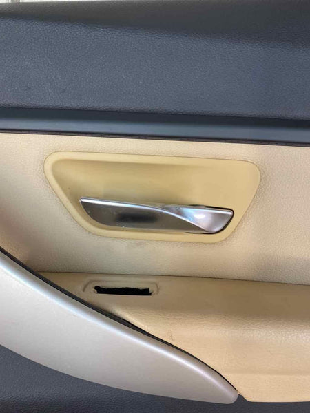 13 18 BMW 320I REAR RIGHT INNER DOOR TRIM PANEL OEM 51427280924