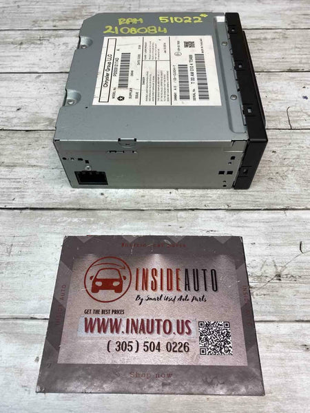 2013 2020 DODGE RAM RÁDIO CD PLAYER ASSY OEM 05091217AD