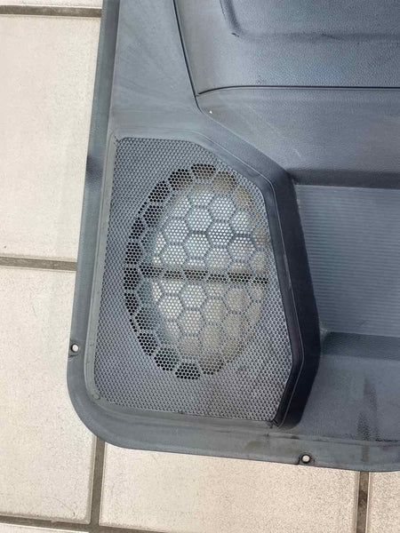 Moldura de panel de puerta de Dodge Ram 13/21, cabina cuádruple, parte trasera derecha, negra, OEM 1VY521X9AD