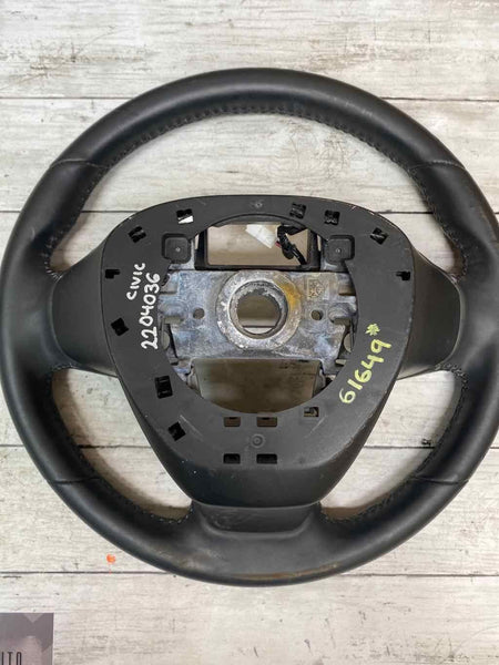 VOLANTE HONDA CIVIC 1.5L 16-21 CONJUNTO DE CUERO NEGRO OEM 78501TBAA21ZA