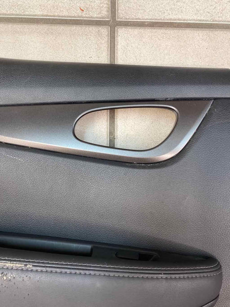 NIssan Rogue Sport door panel trim 17 19 rear left side black OEM 829016MA0B