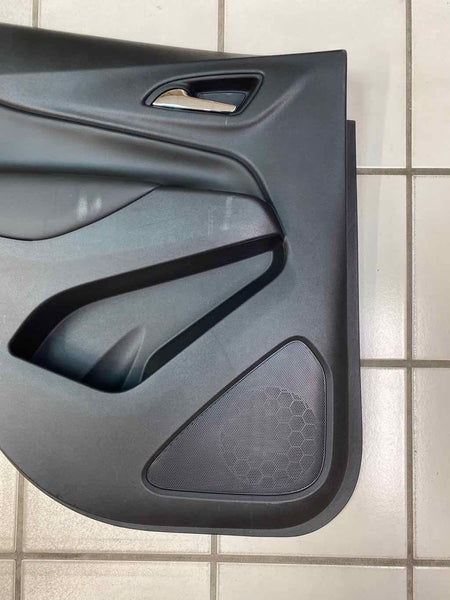 Moldura de panel de puerta trasera izquierda negra para Chevy Equinox (2018 a 2022) OEM 84441382