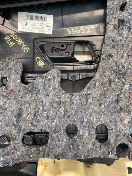 Moldura de panel de puerta para Toyota CHR 18/21, fabricada en Turquía, parte trasera del lado del conductor, OEM 67640F4010C6