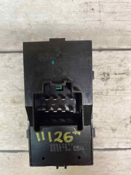 11 16 CHEVROLET CRUZE FRONT LEFT DRIVER MASTER WINDOW SWITCH ASSY OEM 20917577