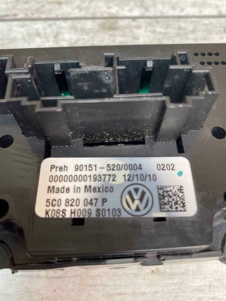 Volkswagen Jetta climate control 2011 to 2014 panel assy OEM 5C0820047P