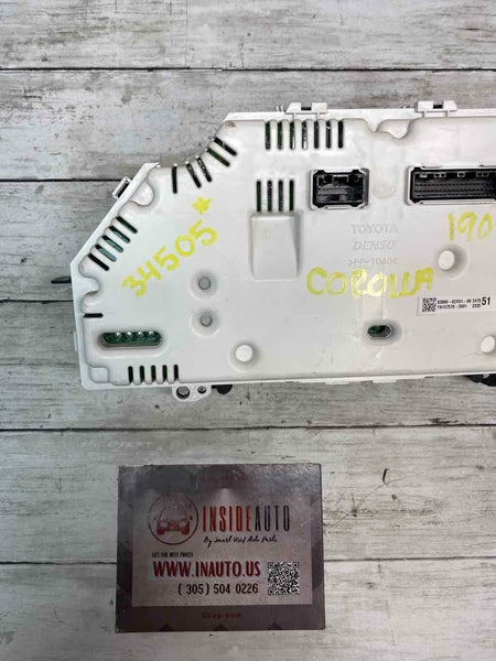 2014 2016 TOYOTA COROLLA VELOCÍMETRO CONJUNTO DE INSTRUMENTOS OEM 838000ZX51