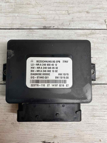 14 16 MERCEDES CLA CLASSE MÓDULO DE CONTROLE DO FREIO DE ESTACIONAMENTO OEM 2469004512