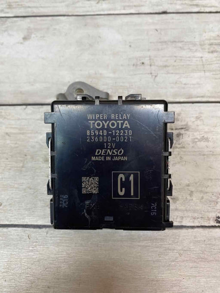2020 TOYOTA COROLLA WINDSHIELD WASHER WIPER RELAY CONTROL MODULE OEM 8594012230
