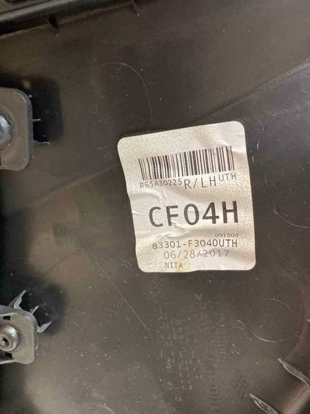 2017 2018 HYUNDAI ELANTRA REAR DRIVER SIDE DOOR TRIM PANEL GRAY 83305F3020UTH