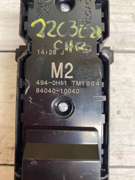 Interruptor de ventana principal Toyota CHR 20 22, delantero izquierdo, lado del conductor, OEM 8404010040