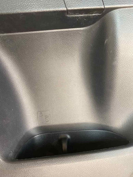 18 TOYOTA 4RUNER REAR RIGHT INNER DOOR TRIM PANEL BLACK RED STICHES 6763035C52C0