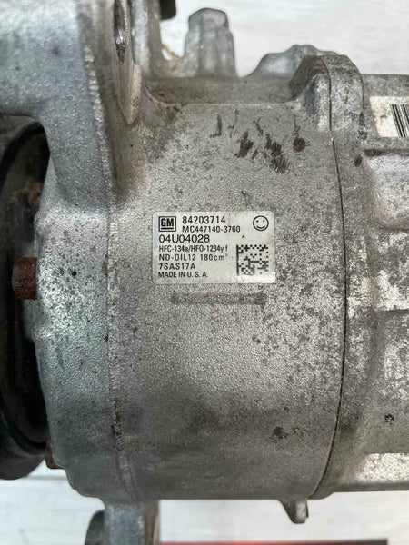 2014 2019 GMC SIERRA 5.3L AC COMPRESSOR ASSY OEM 84203714