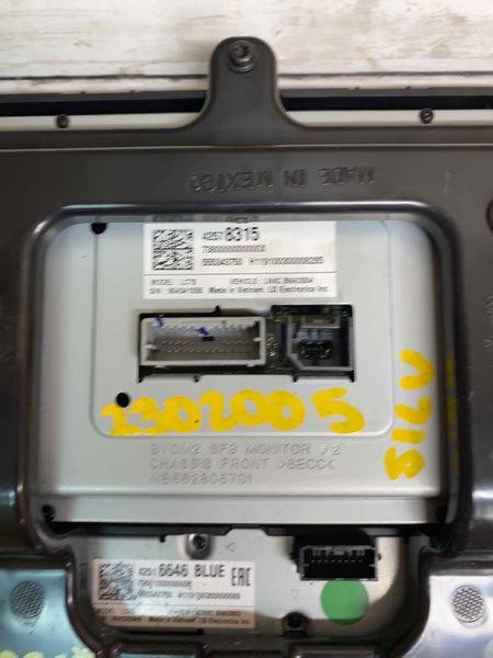 2018 2019 CHEVY SILVERADO RADIO AM FM DISPLAY SCREEN & TRIM ASSY OEM 42578315