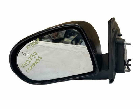 2007 2017 JEEP COMPASS DOOR MIRROR LEFT DRIVER SIDE MOULDED BLACK ASSY OEM 5115043AF