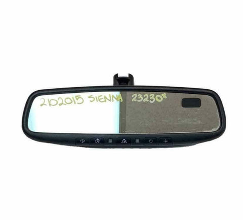 2011 2014 TOYOTA SIENNA WINSHIELD REAR VIEW MIRROR COMPASS AUTO DIMMING 8781008021
