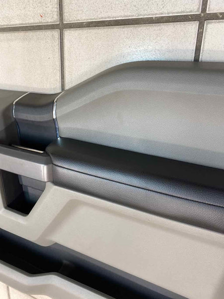 Moldura de panel de puerta Ford F150 2015 a 2020, parte delantera derecha, gris, OEM FL3Z1823942BA