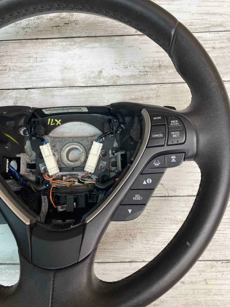 2016 2018 ACURA ILX STEERING WHEEL BLACK ASSY OEM 78501TX6A81ZA