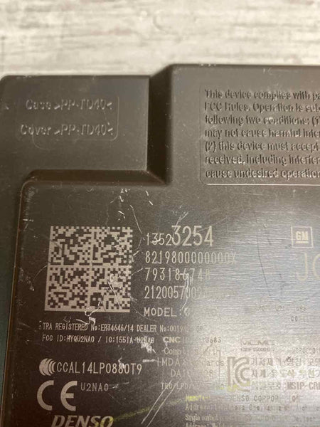 19 20 UNIDADE DO MÓDULO DE CONTROLE DE BLOQUEIO DE ROUBO CHEVY EQUINOX OEM 13523254