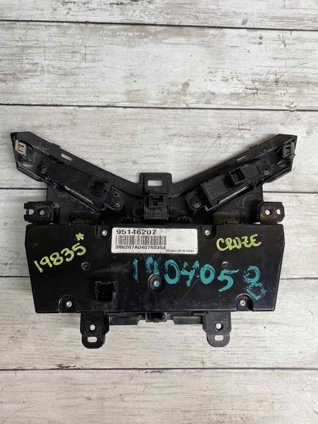 12 16 CHEVY CRUZE HVAC AC AQUECEDOR PAINEL DE CONTROLE ASSY OEM 95146207