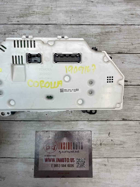 2014 2016 TOYOTA COROLLA VELOCÍMETRO CONJUNTO DE INSTRUMENTOS OEM 838000ZX51