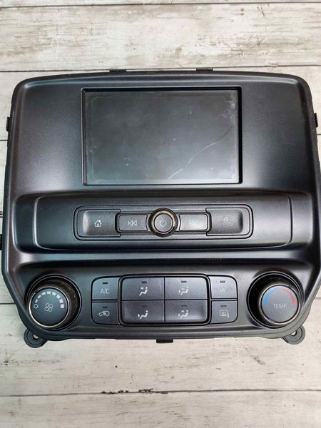 2018 2019 CHEVY SILVERADO RADIO AM FM DISPLAY SCREEN & TRIM ASSY OEM 42578315