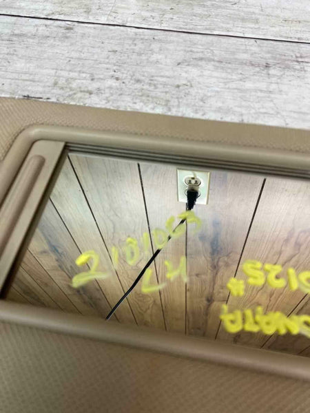 2015 2019 HYUNDAI SONATA VIN 2 SUN VISOR DRIVER SIDE BROWN COLOR OEM 85201C2000
