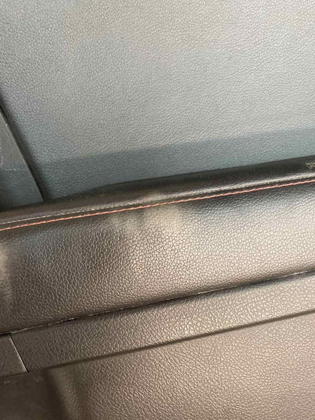 18 TOYOTA 4RUNER REAR RIGHT INNER DOOR TRIM PANEL BLACK RED STICHES 6763035C52C0