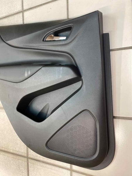 Moldura de panel de puerta trasera izquierda negra para Chevy Equinox (2018 a 2022) OEM 84441382