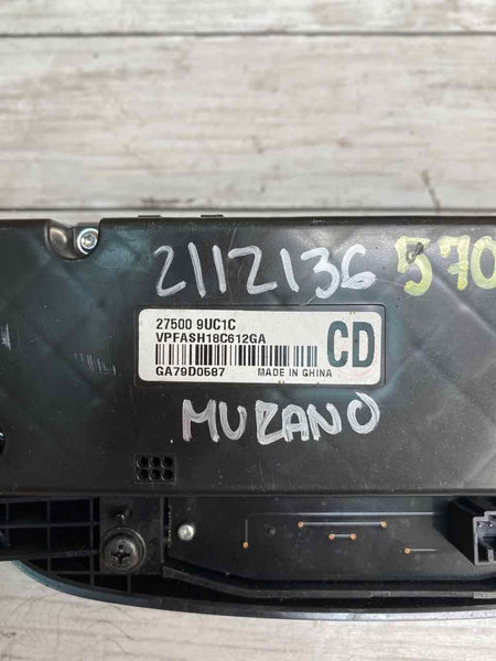 17 18 19 20 NISSAN MURANO CONTROLE DE CLIMATIZAÇÃO UNIDADE DE CONTROLE DE TEMPERATURA HVAC OEM 275009UC1C